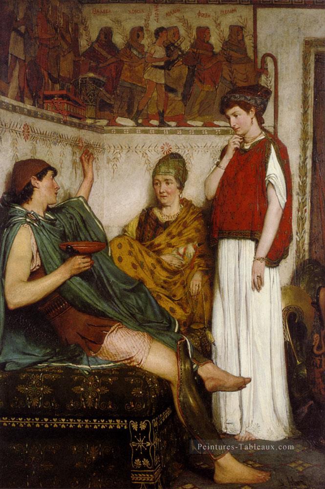 Sir Lawrence Le Soldat Du Marathon Romantique Sir Lawrence Alma Tadema Peintures à l'huile